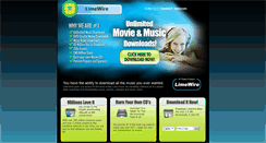 Desktop Screenshot of limewire-free-music-downloads.com